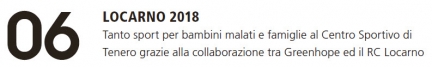 Rivista Rotary 06/18 - Progetto Locarno 2018
